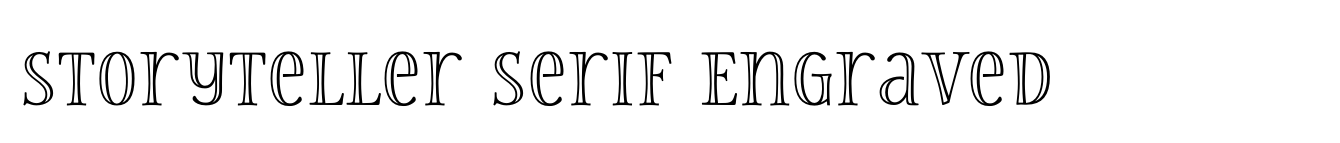 Storyteller Serif Engraved image